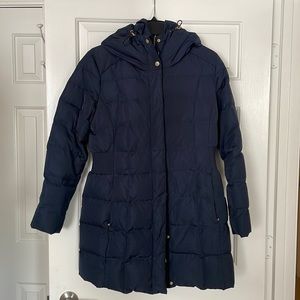 Cole Haan navy down coat size L